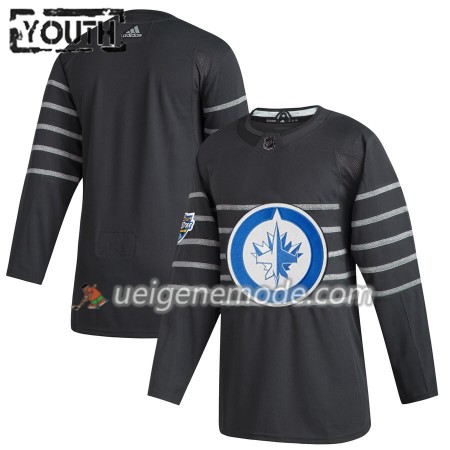Kinder Winnipeg Jets Trikot Blank Grau Adidas 2020 NHL All-Star Authentic
